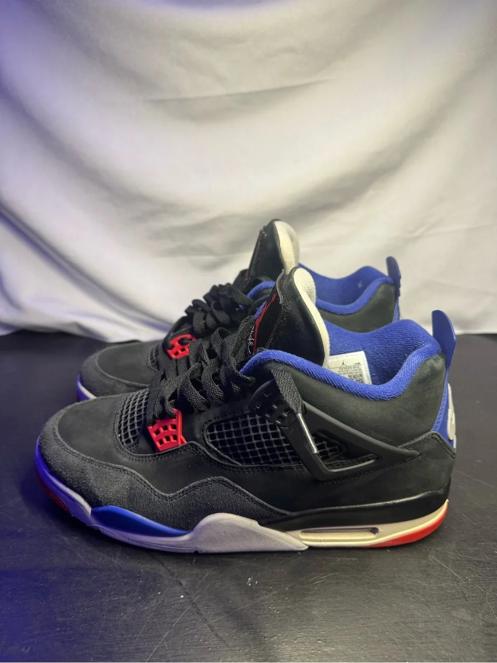 Jordan Men’s Black/Blue/Red Retro Sneakers